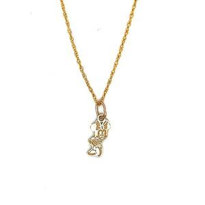 10K Micky Disney Pendant on Gold Filled Chain